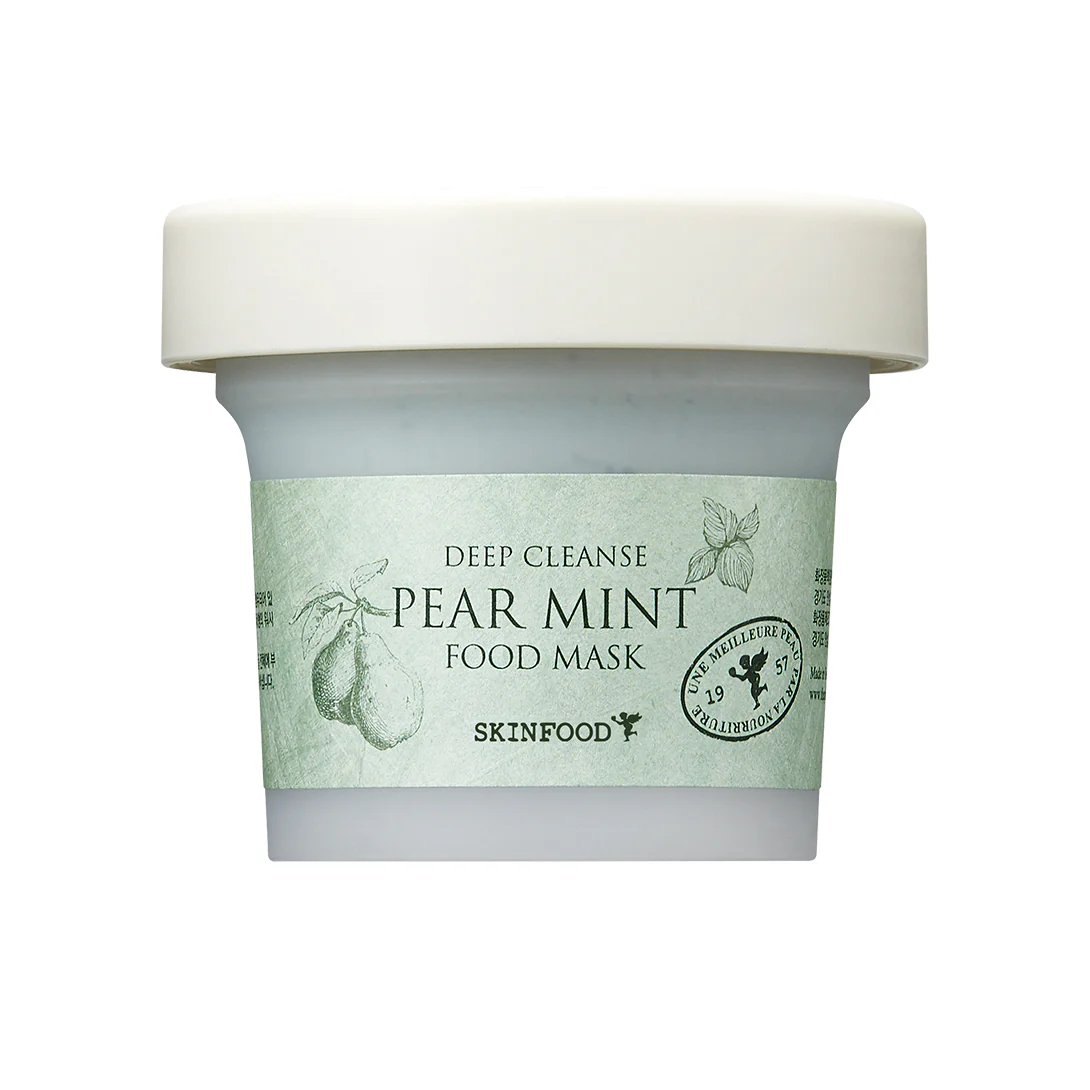 SKINFOOD Food Mask Pear Mint 1 skincare-kbeauty-glowtime-skinfood food mask pear mint