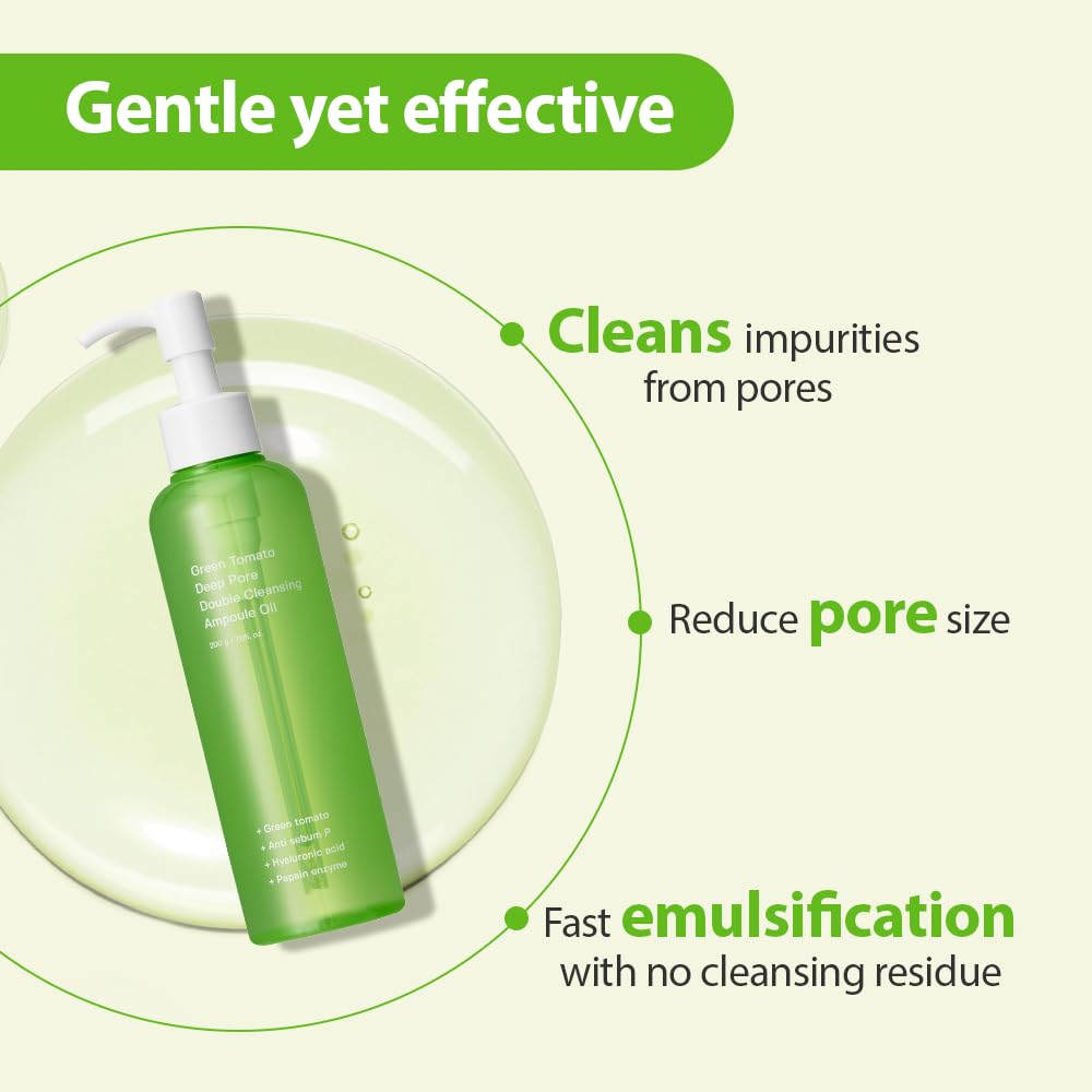 SUNGBOON EDITOR Green Tomato Double Cleansing Ampoule Oil 6 skincare-kbeauty-glowtime-sungboon editor green tomato double cleansing ampoule oil