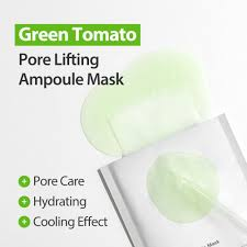 SUNGBOON EDITOR Green Tomato Pore Lifting Ampoule Mask 4 skincare-kbeauty-glowtime-sungboon editor green tomato pore lifting ampoule mask