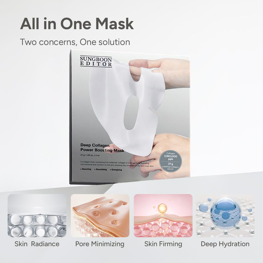 SUNGBOON EDITROR Deep collagen Power Boosting Mask 5 skincare-kbeauty-glowtime-sungboon editor deep collagen power boosting mask