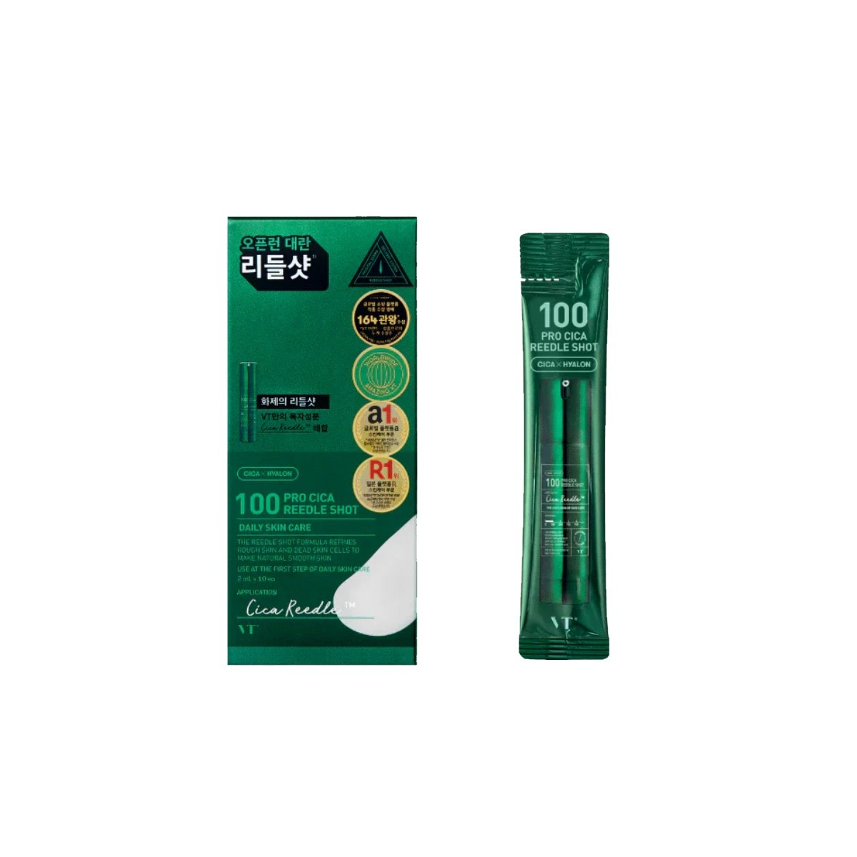 skincare-kbeauty-glowtime-vt cosmetics pro cica reeldle shot 100 2ml x 10
