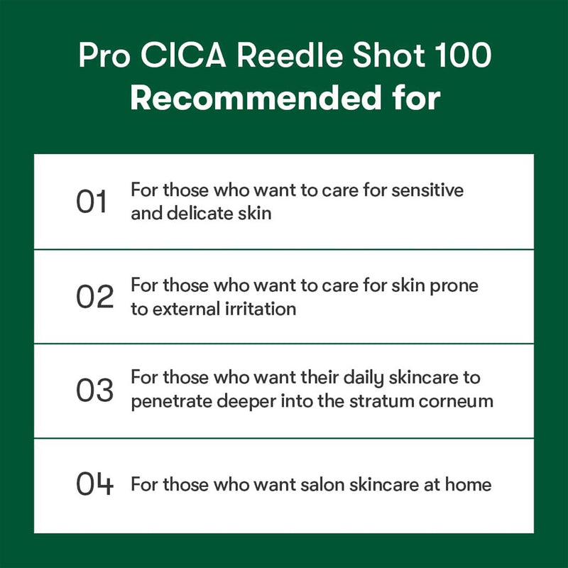 VT COSMETICS Pro Cica Reedle shot 100 2ml x 10 3 skincare-kbeauty-glowtime-vt cosmetics pro cica reeldle shot 100 2ml x 10