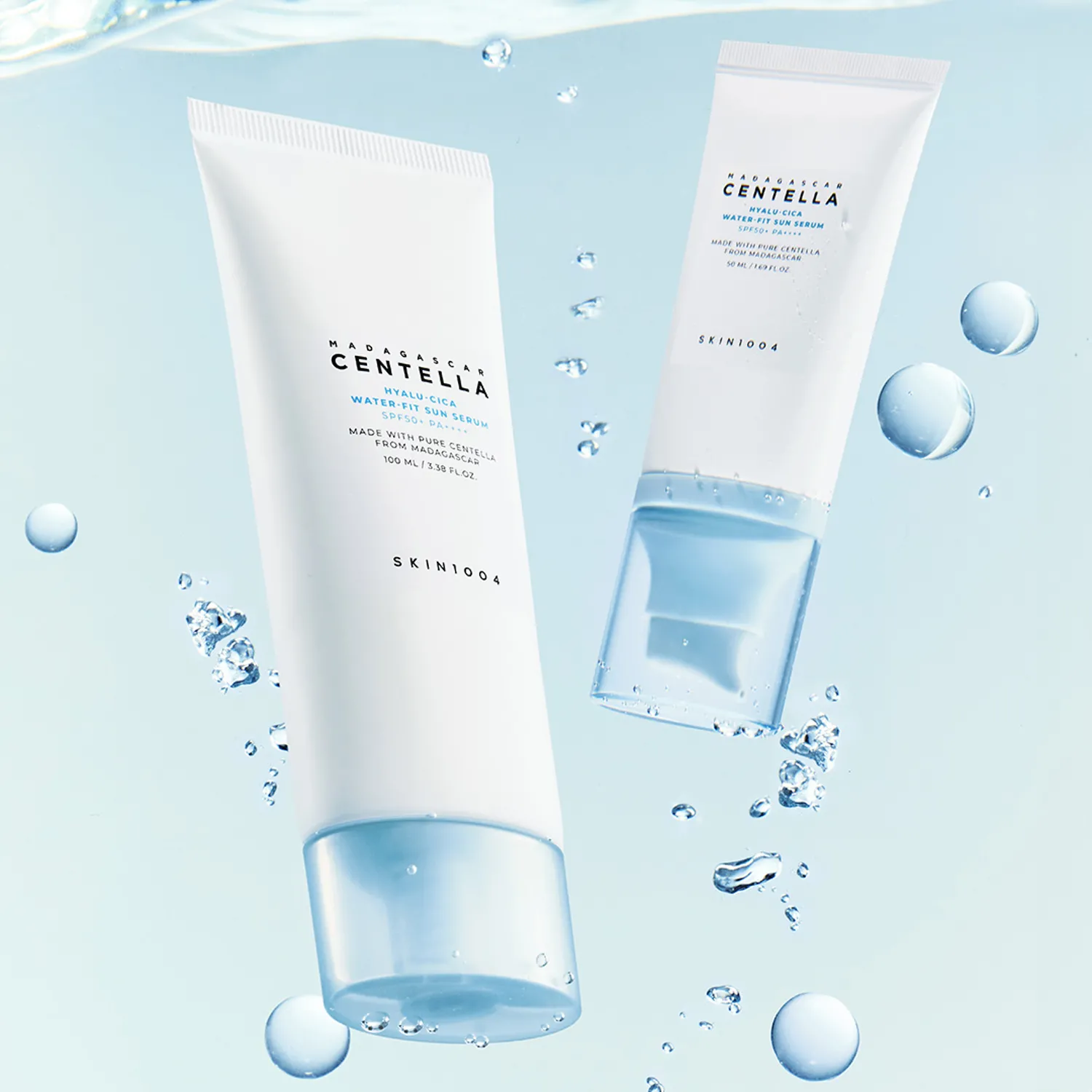 SKIN 1004 Madagascar Centella Hyalu Cica Water Fit Sun Serum 2