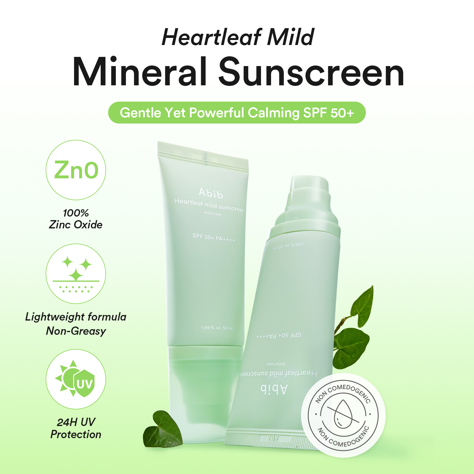 ABIB Heartleaf Mild Sunscreen 3 skincare-kbeauty-glowtime-abib heartleaf mild sunscreen