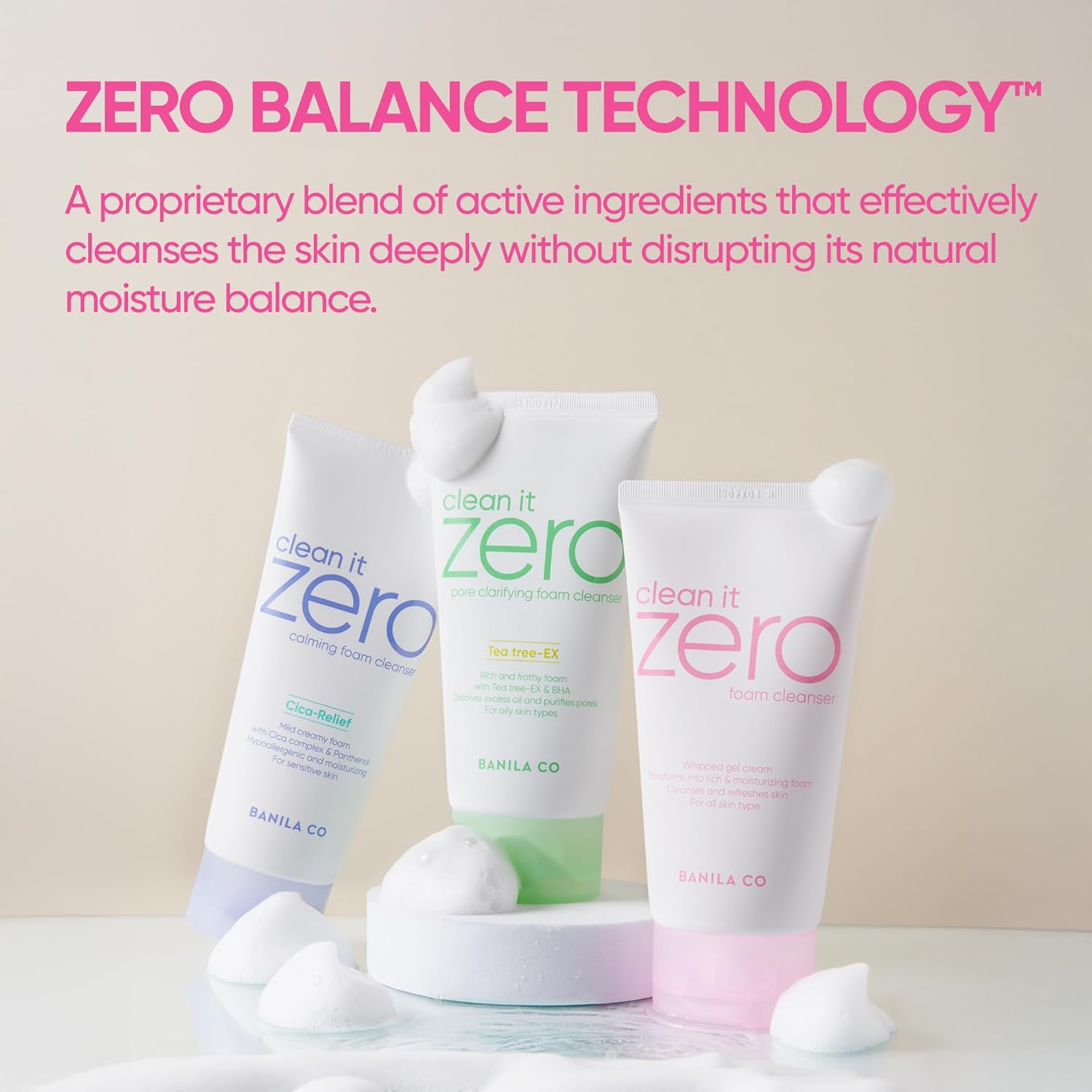 BANILA Clean It Zero Foam Cleanser 4 skincare-kbeauty-glowtime-banila clean it zero foam cleaner