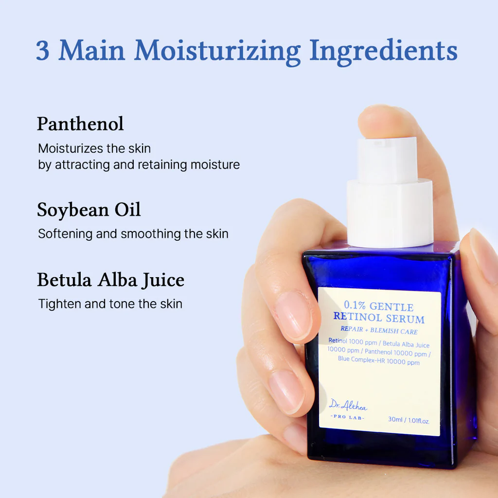 DR ALTHEA 0.1 Gentle Retinol Serum 10 skincare-kbeauty-glowtime-dr a;tjea 0.1 gentle retinol serum