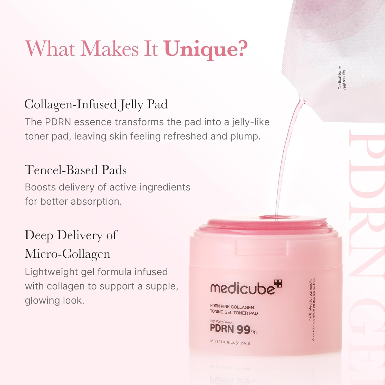 MEDICUBE PDRN Pink Collagen Toning Gel Toner Pad 4 skincare-kbeauty-glowtime-medicube pdrn pink collagen toning gel toner pad