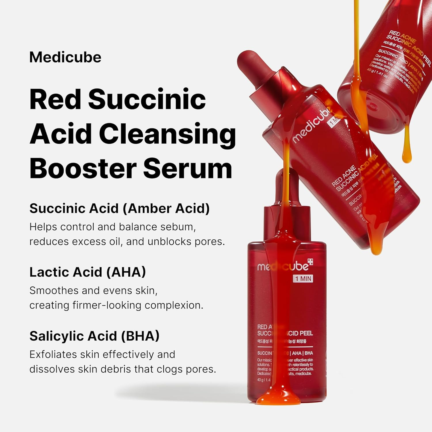 MEDICUBE REd Acne Succinic Acid Peel 5 skincare-kbeauty-glowtime-medicube red acne succinic acid peel