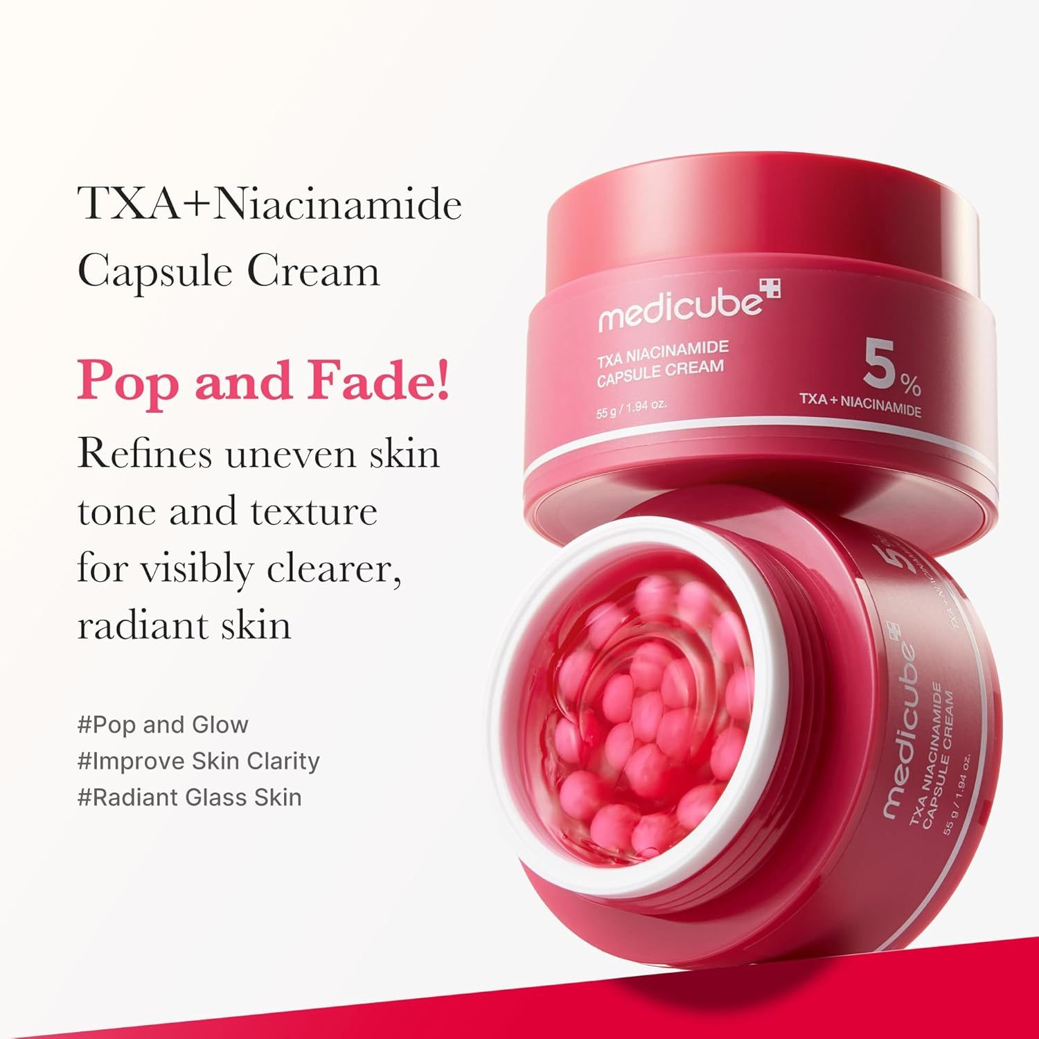 MEDICUBE TXA Niacinamide Capsule Cream 2 skincare-kbeauty-glowtime-,edocibe txa niacinamide capsule cream
