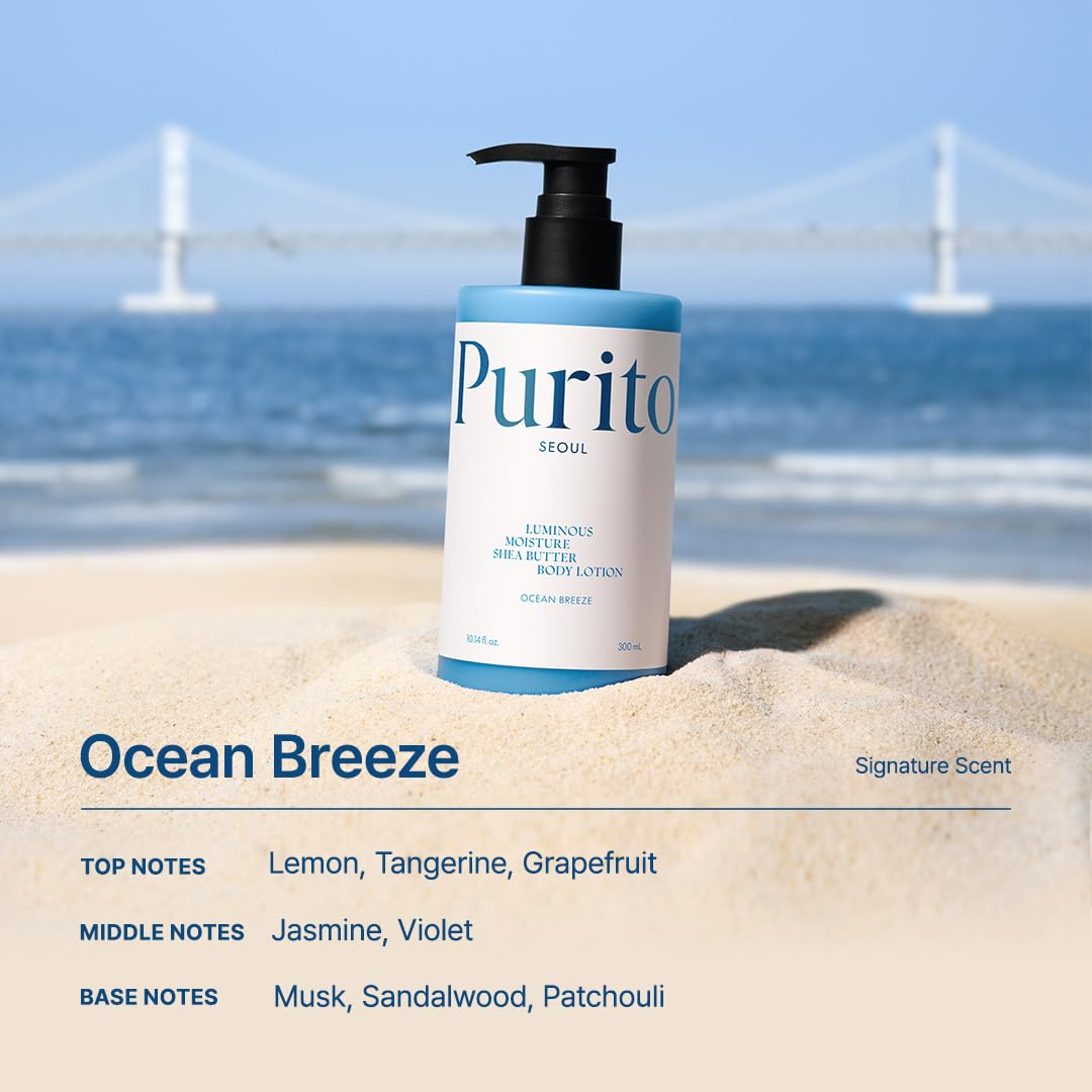 PURITO Luminous Moisture Shea Butter Body Lotion Ocean Breeze 4 skincare-kbeauty-glowtime-purito luminous moisture shea butter body lotion ocean breeze