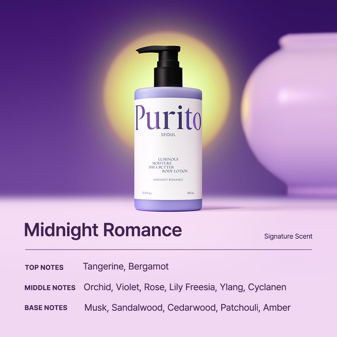 PURITO Moisutre Shea Butter Body Lotion Midnight Romance 4 skincare-kbeauty-glowtime-purito moisutre shea butter body lotion midnight romance