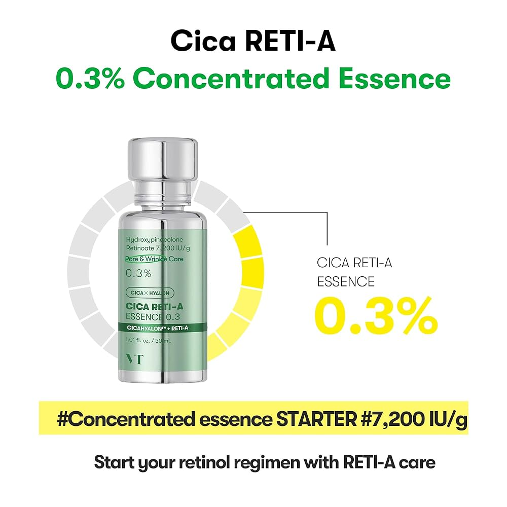 VT COSMETICS Cica Ret A Essence 0.3 3 skincare-kbeauty-glowtime-vt cosmetics cica reti essence 0.3