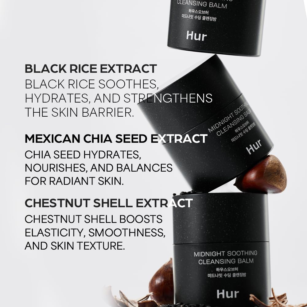 HOUDE OF HUR Mignight Soothing Cleansing Balm 5 skincare-kbeauty-glowtime-house of hur midnight soothing cleansing balm