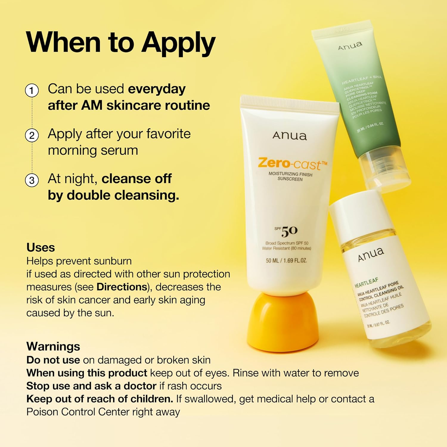 ANUA Zero Casst Moisturizing Finish Sunscreen 8 skincare-kbeauty-glowtime-zero cast moisturizing fininsh sunscreen
