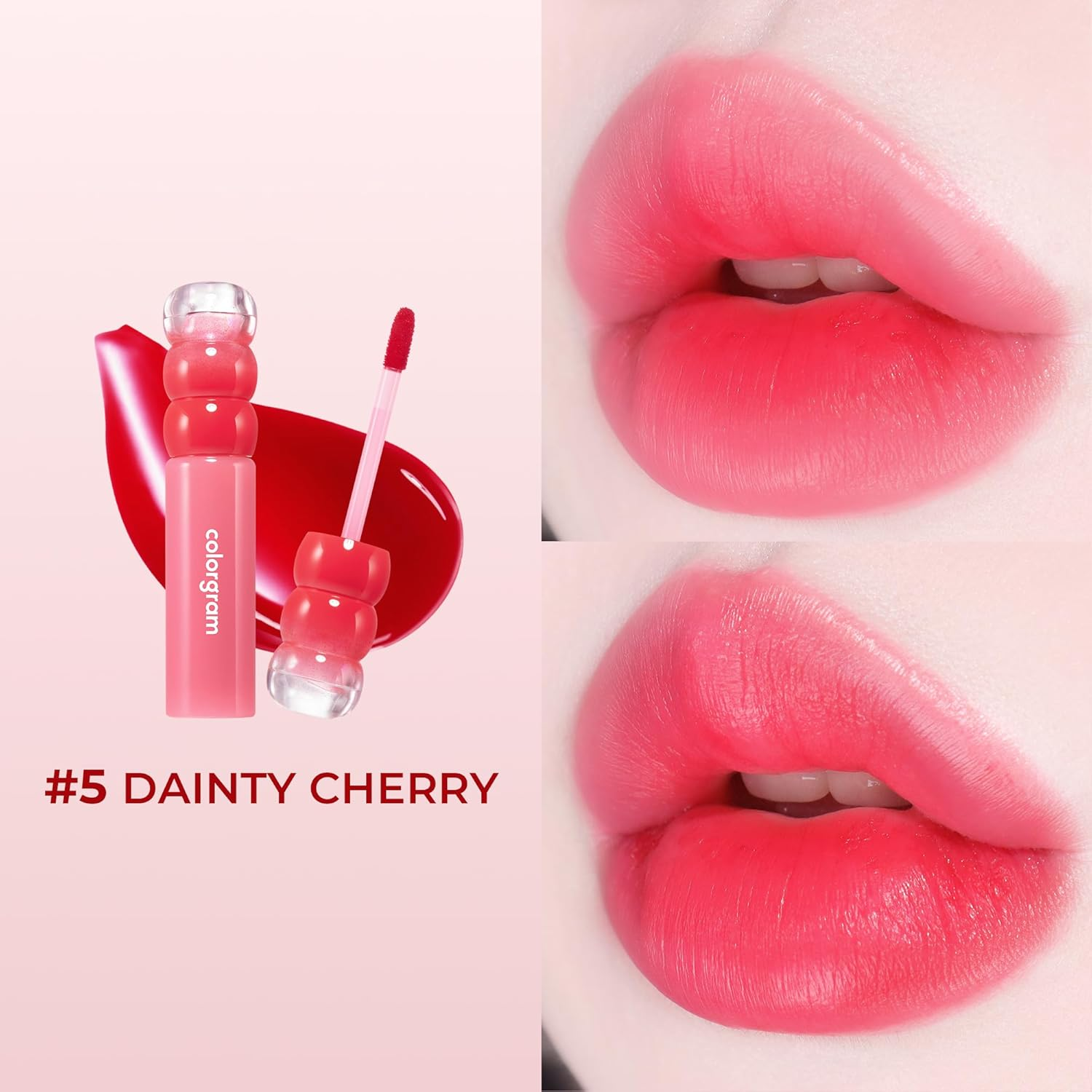 COLORGRAM Fruity Water Tint 05 Dainty Cherry 2 skincare-kbeauty-glowtime-colorgram fruity water tint 05 dainty cherry