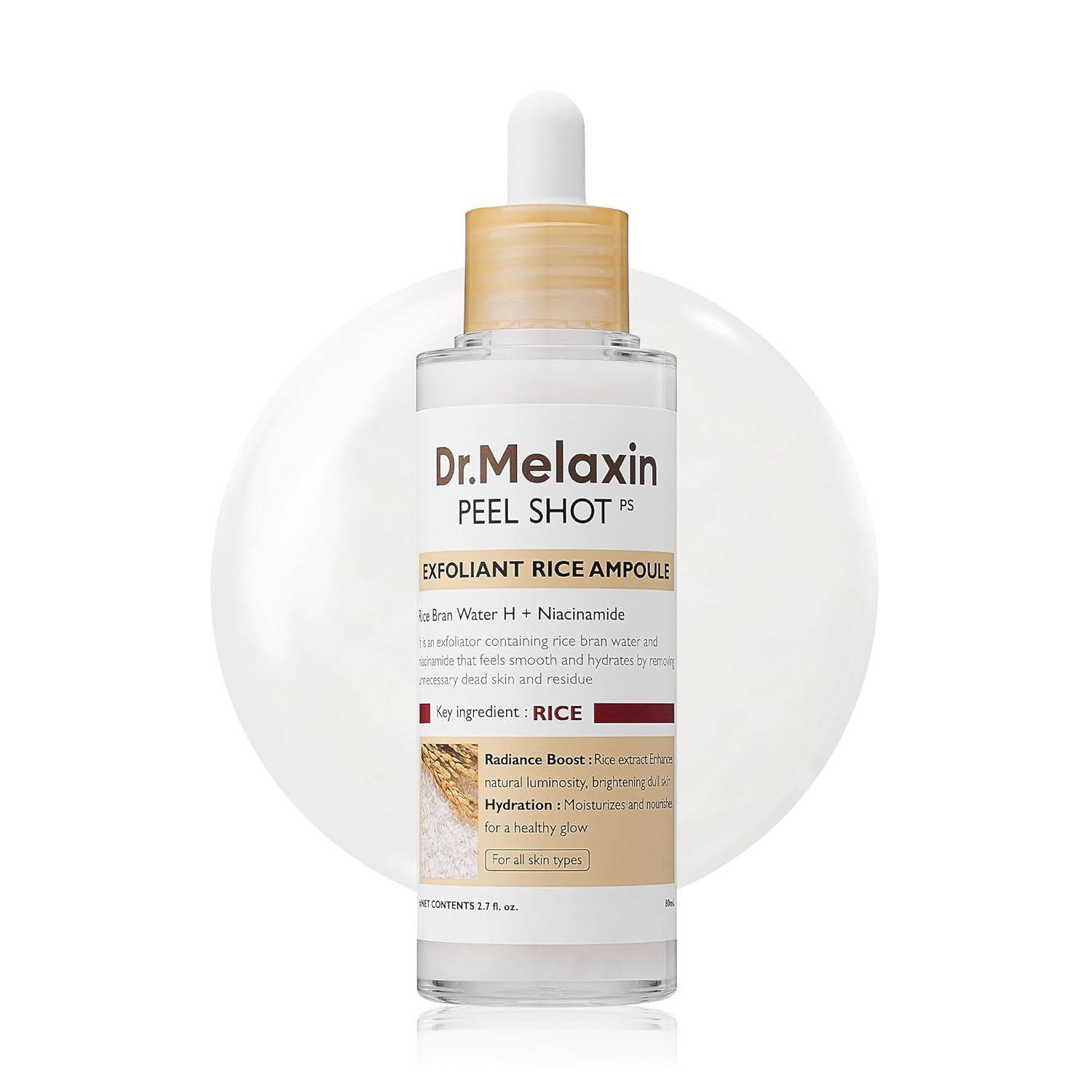 DR MELAXIN Peel Shot Exfoliant Rice Ampoule 2 skincare-kbeauty-glowtime-dr melaxin peel shot exfoliatn rice ampoule