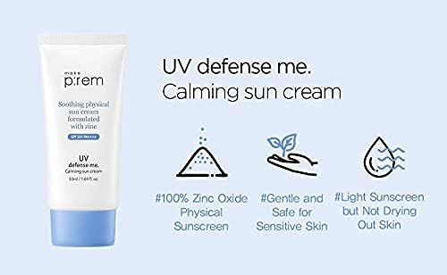 MAKE PREM UV Defence Calming Sun Cream 4 skincare-kbeauty-glowtime-make prem UV defense calming sun cream