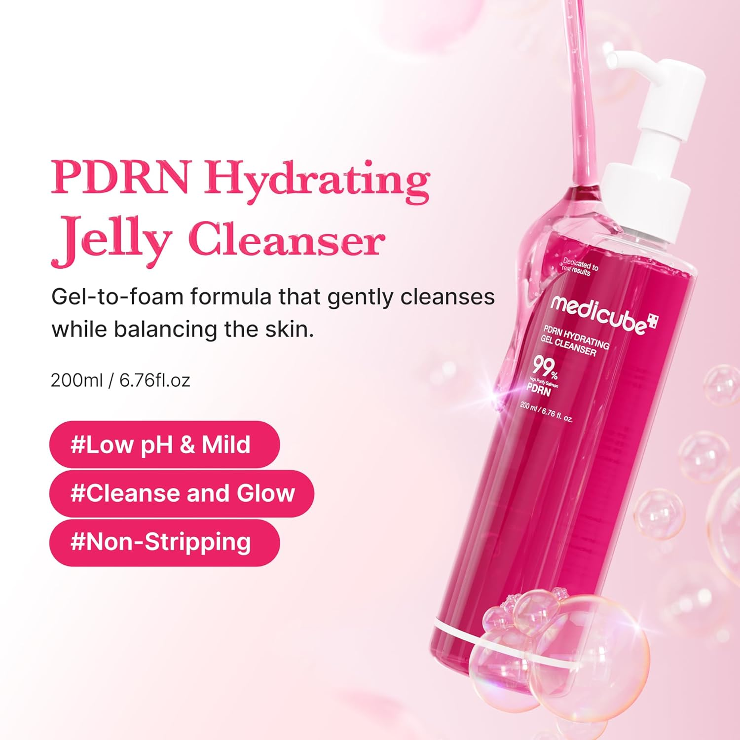 MEDICUBE PDRN Hydrating Gel Cleaner 2 skincare-kbeauty-glowtime-medicube pdrn hydrating gel cleanser