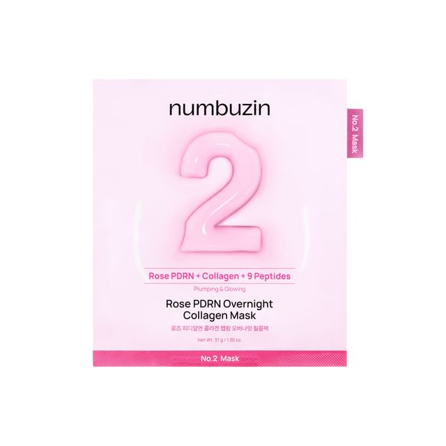 NUMBUZIN 2 Rose PDRN Overnight Collagen Mask 1 skincare-kbeauty-glowtime-numbuzin 2 rose pdrn overnight collagen mask