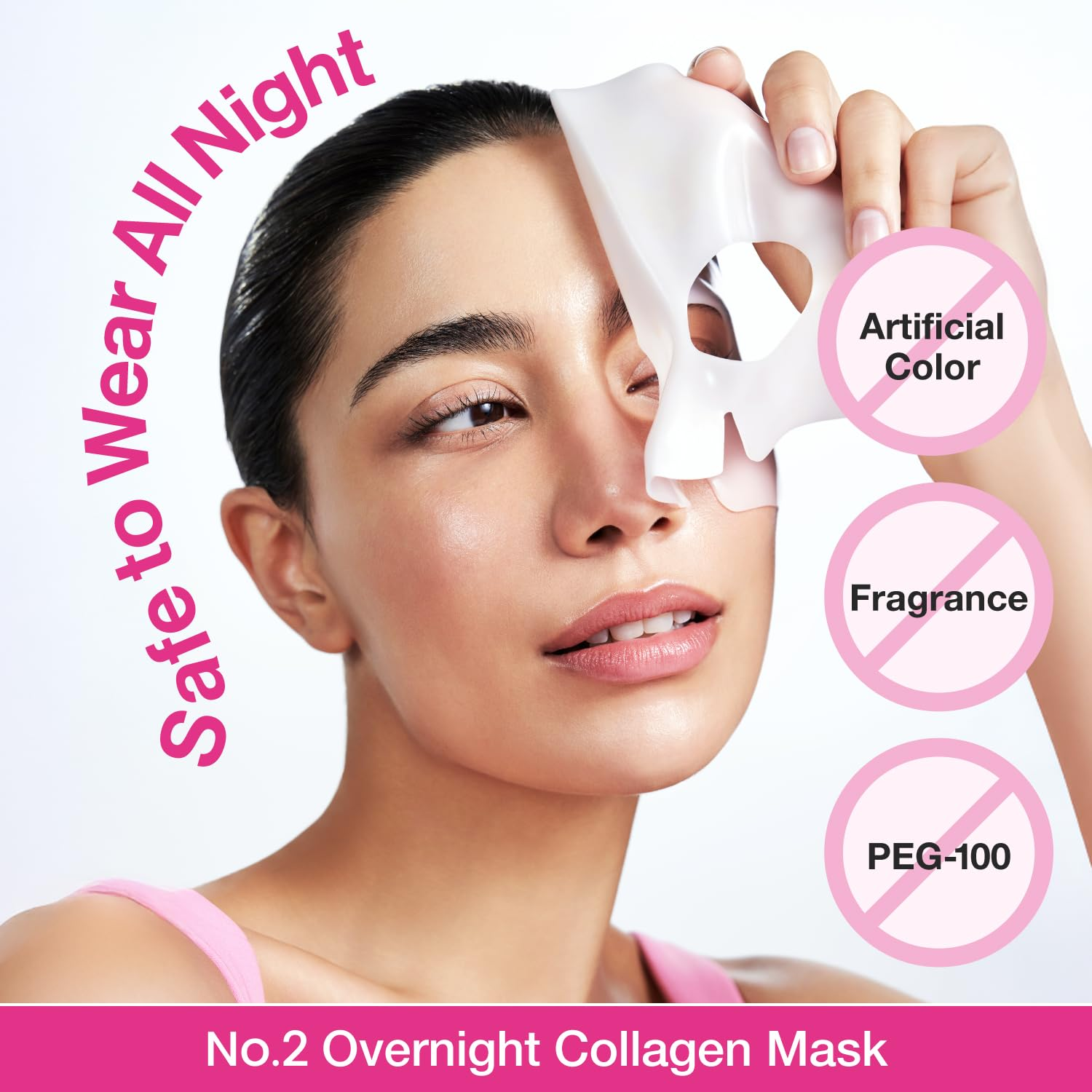 NUMBUZIN 2 Rose PDRN Overnight Collagen Mask 6