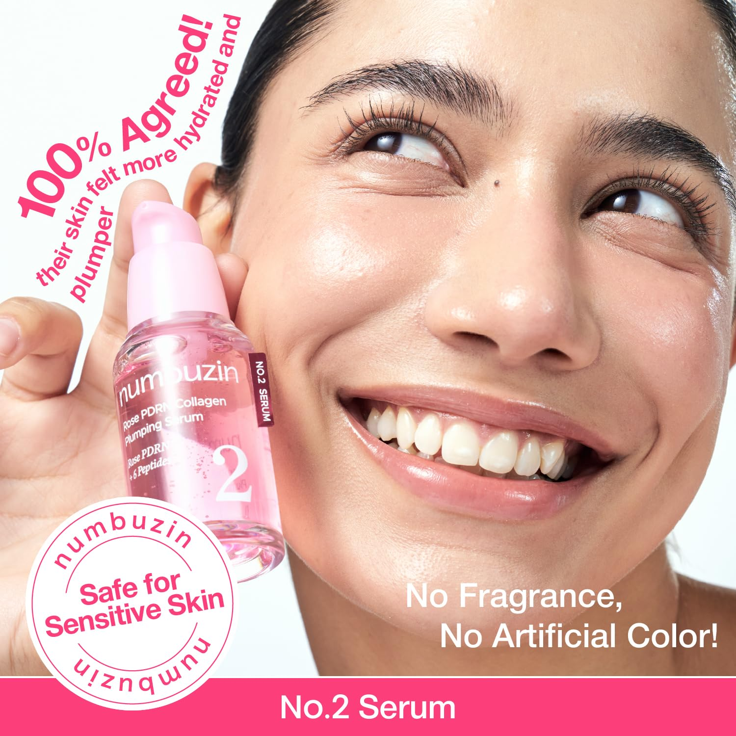 NUMBUZIN 2 Rose PDRN Plumping serum 5 skincare-kbeauty-glowtime-numbuzin 2 rose pdrn 2x pluping serum