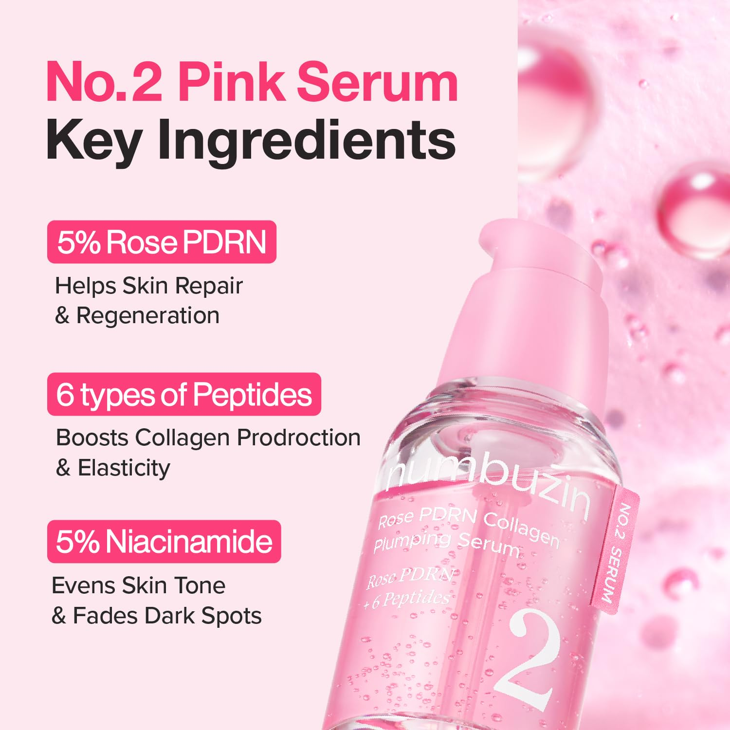NUMBUZIN 2 Rose PDRN Plumping serum 6 skincare-kbeauty-glowtime-numbuzin 2 rose pdrn 2x pluping serum