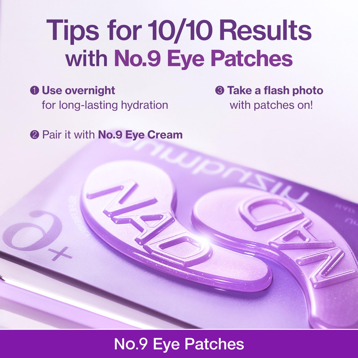 NUMBUZIN 9 NAD+ Collagen Under Eye Patches 7 skincare-kbeauty-glowtime-numbuzin 9 nad+ Collagen under eye pathces