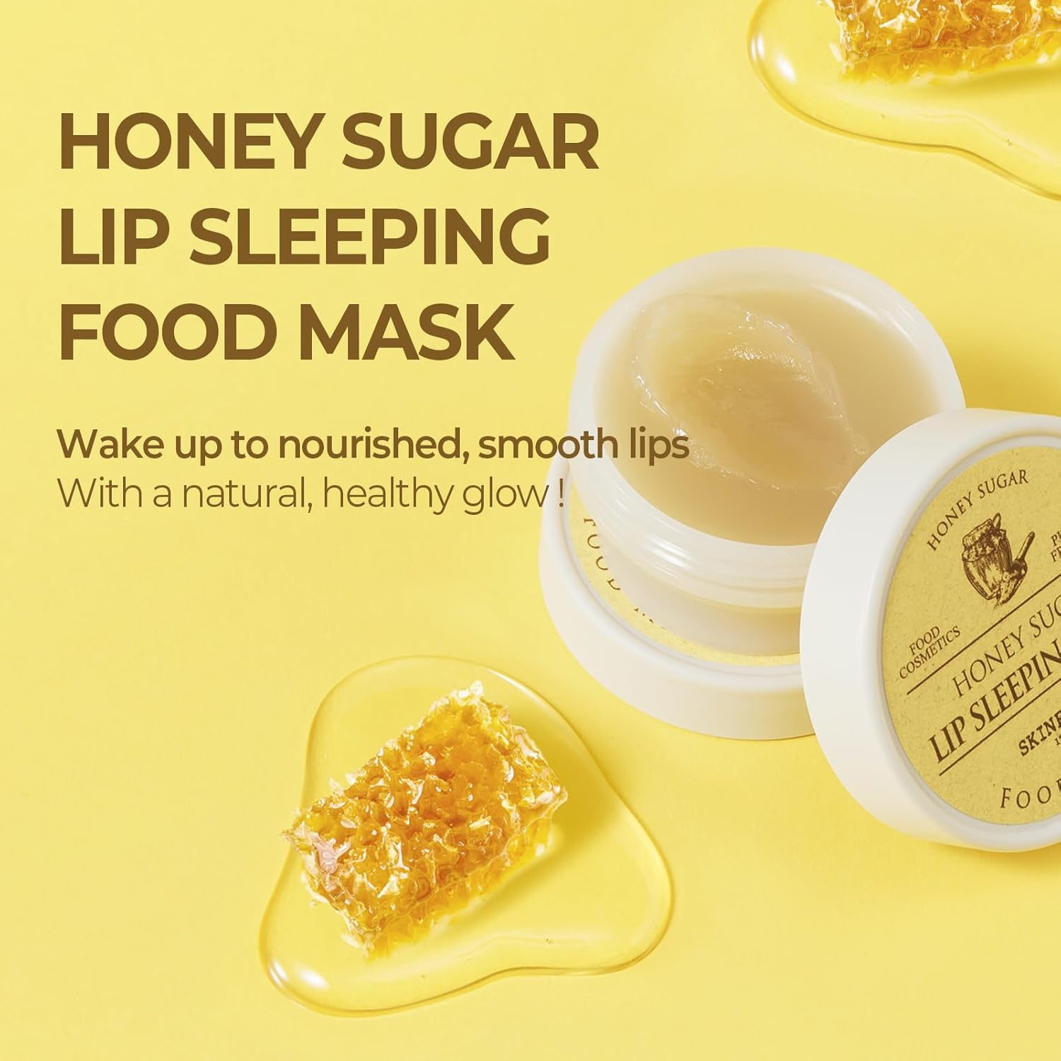 SKINFOOD Honey Sugar Food Mask Lip 3 skincare-kbeauty-glowtime-skinfood honey sugar food mask lip sleeping pack