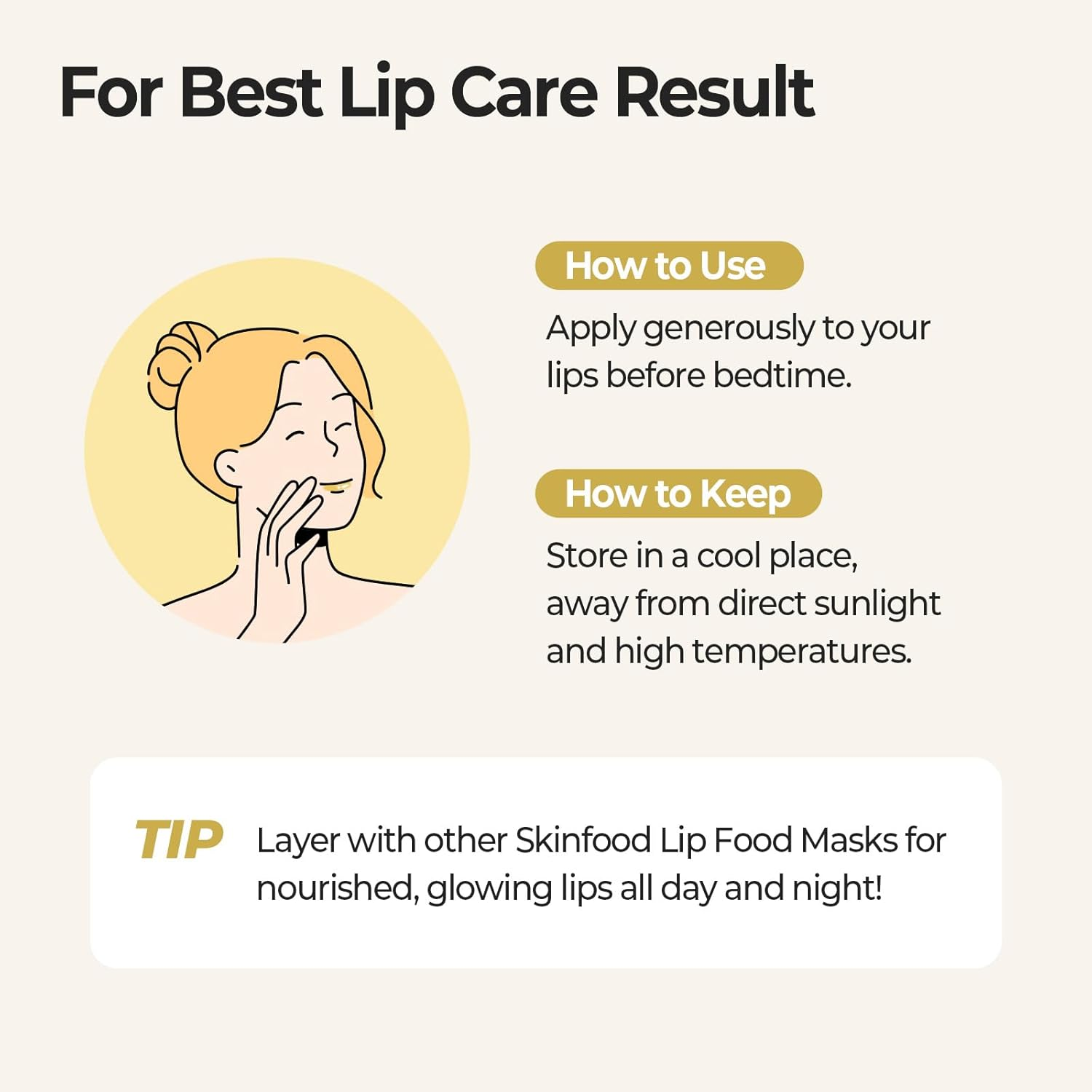 SKINFOOD Honey Sugar Food Mask Lip 7 skincare-kbeauty-glowtime-skinfood honey sugar food mask lip sleeping pack