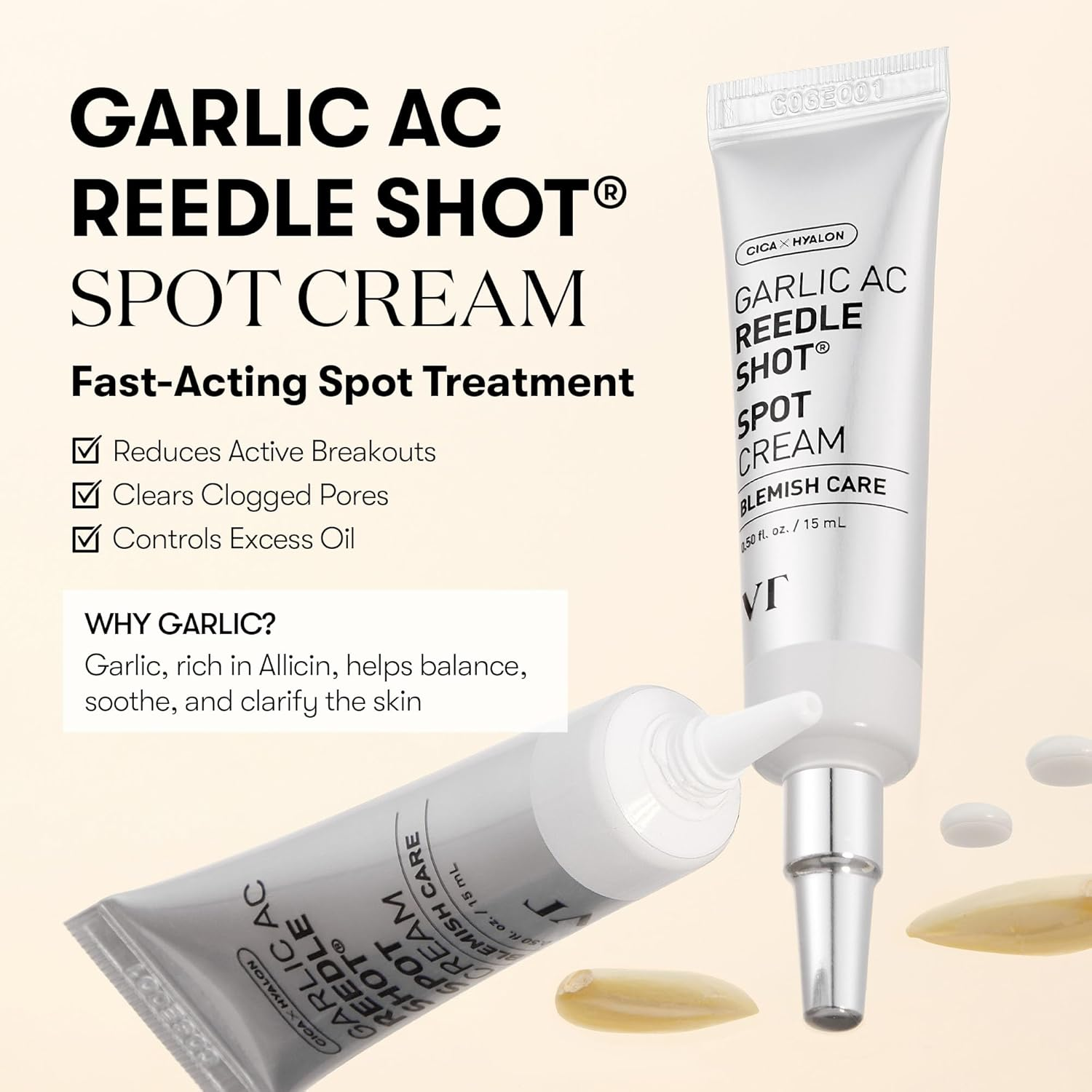 skincare-kbeauty-glowtime-vt cosmetics garlic ac reedle shot spot cream