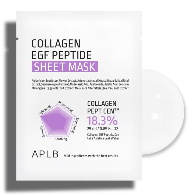 APLB Collagen EGF Peptide Sheet Mask 1 skincare-kbeauty-glowtime-aplb collagen egf peptide sheet mask