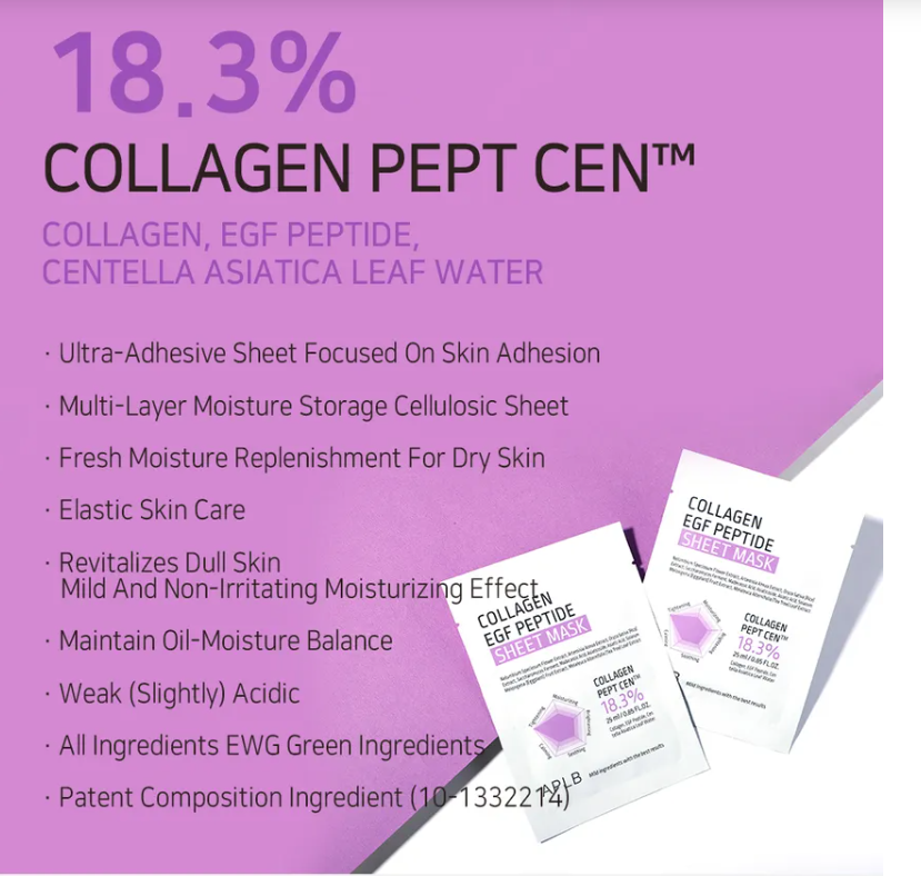 APLB Collagen EGF Peptide Sheet Mask 3 skincare-kbeauty-glowtime-aplb collagen egf peptide sheet mask