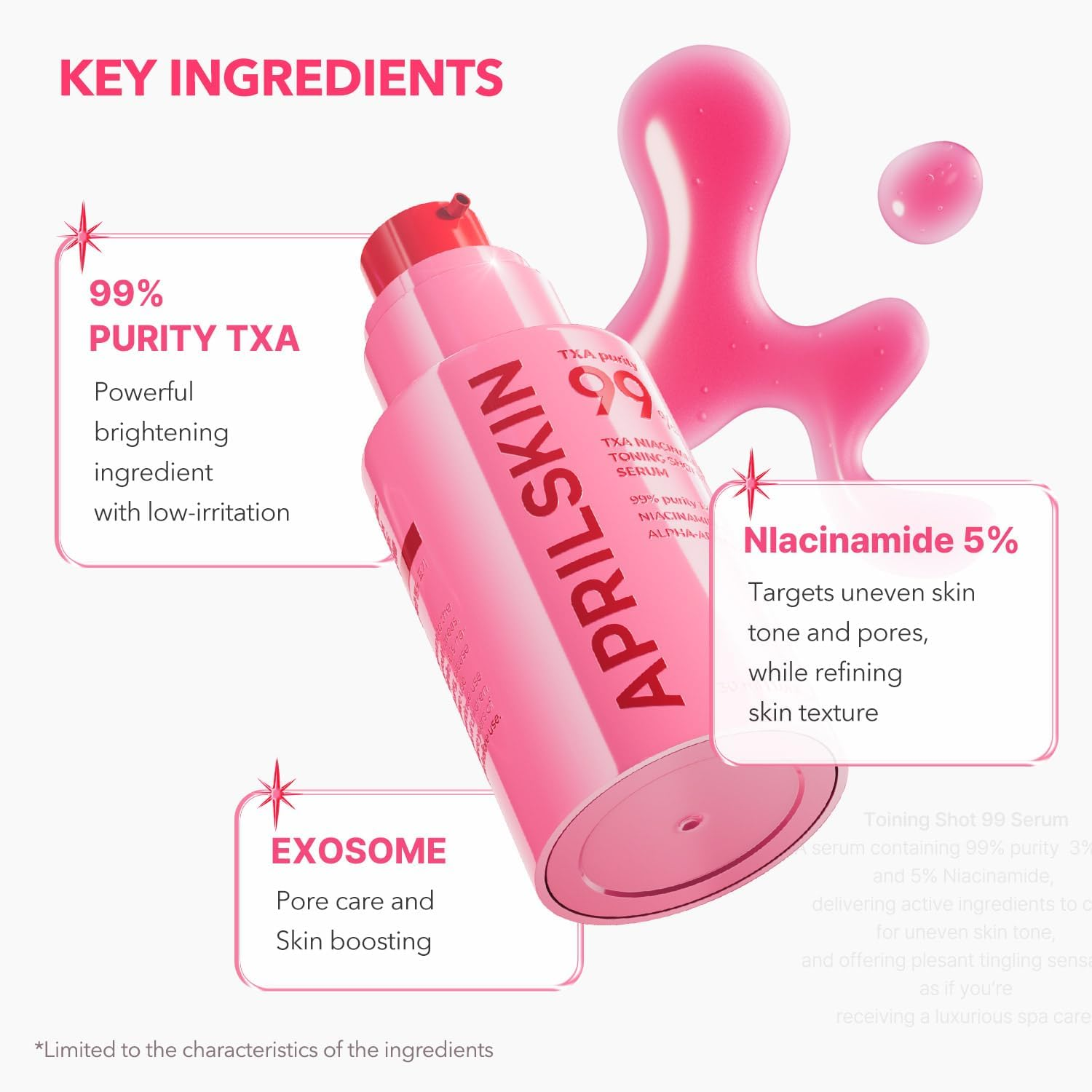 APRILSKIN TXA Niacinamide Toning Shot 99 Serum 5 skincare-kbeauty-glowtime-aprilskin txa niacinamide toning shot 99 serum