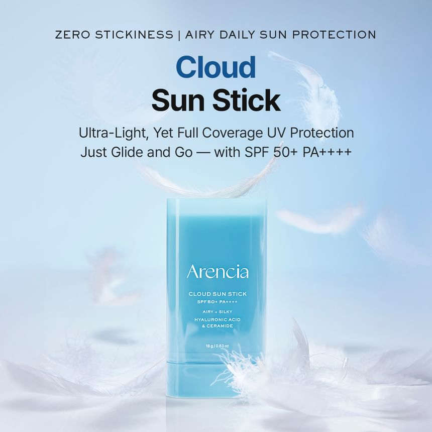 ARENCIA Cloud Sun Stick 5 skincare-kbeauty-glowtime-arencia cloud sun stick