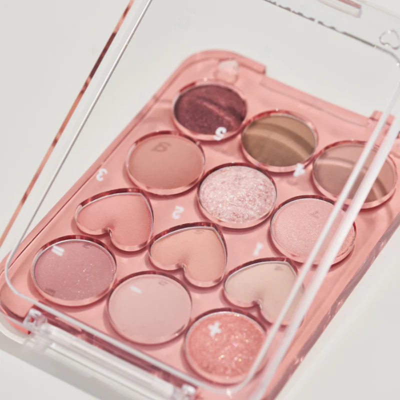 COLORGRAM Pin Point Eyeshadow Palette 01 Peach and Coral 3 skincare-kbeauty-glowtime-colorgram pin point eyeshadoe palette