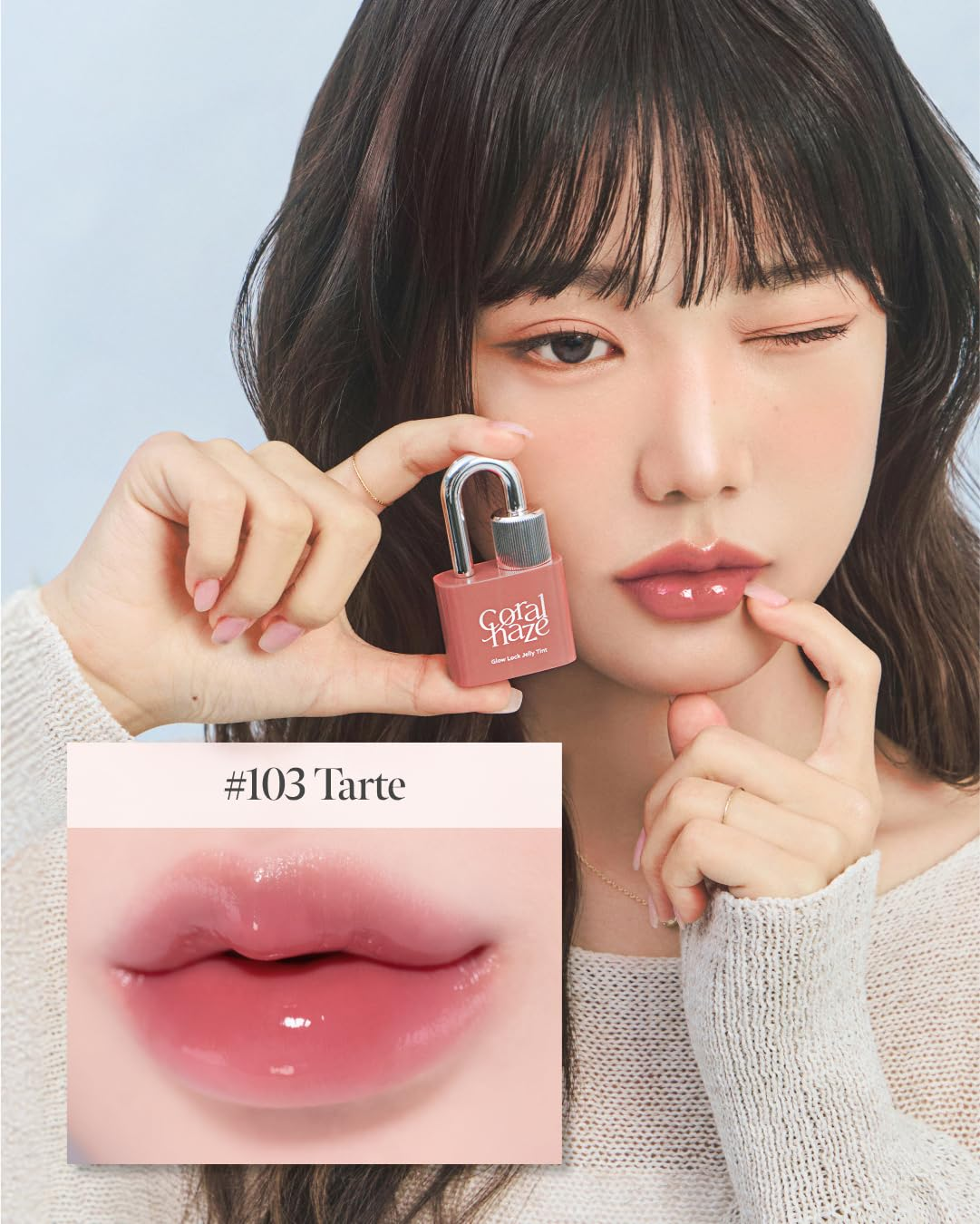 CORALHAZE Glow Lock Jelly Tint 103 3 skincare-kbeauty-glowtime-coralhaze glow lock jelly tint 103 tarte