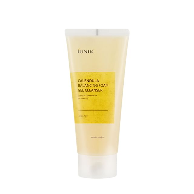 IUNIK Calendula Balancing Foam Gel Cleanser 1 sk-IUNIK-Calendula balancing foam gel cleanser