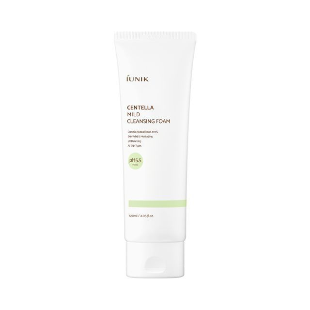IUNIK Centella Mild Cleansing Foam 1 skincare-kbeauty-glowtime-iunik centella mild cleansing foam