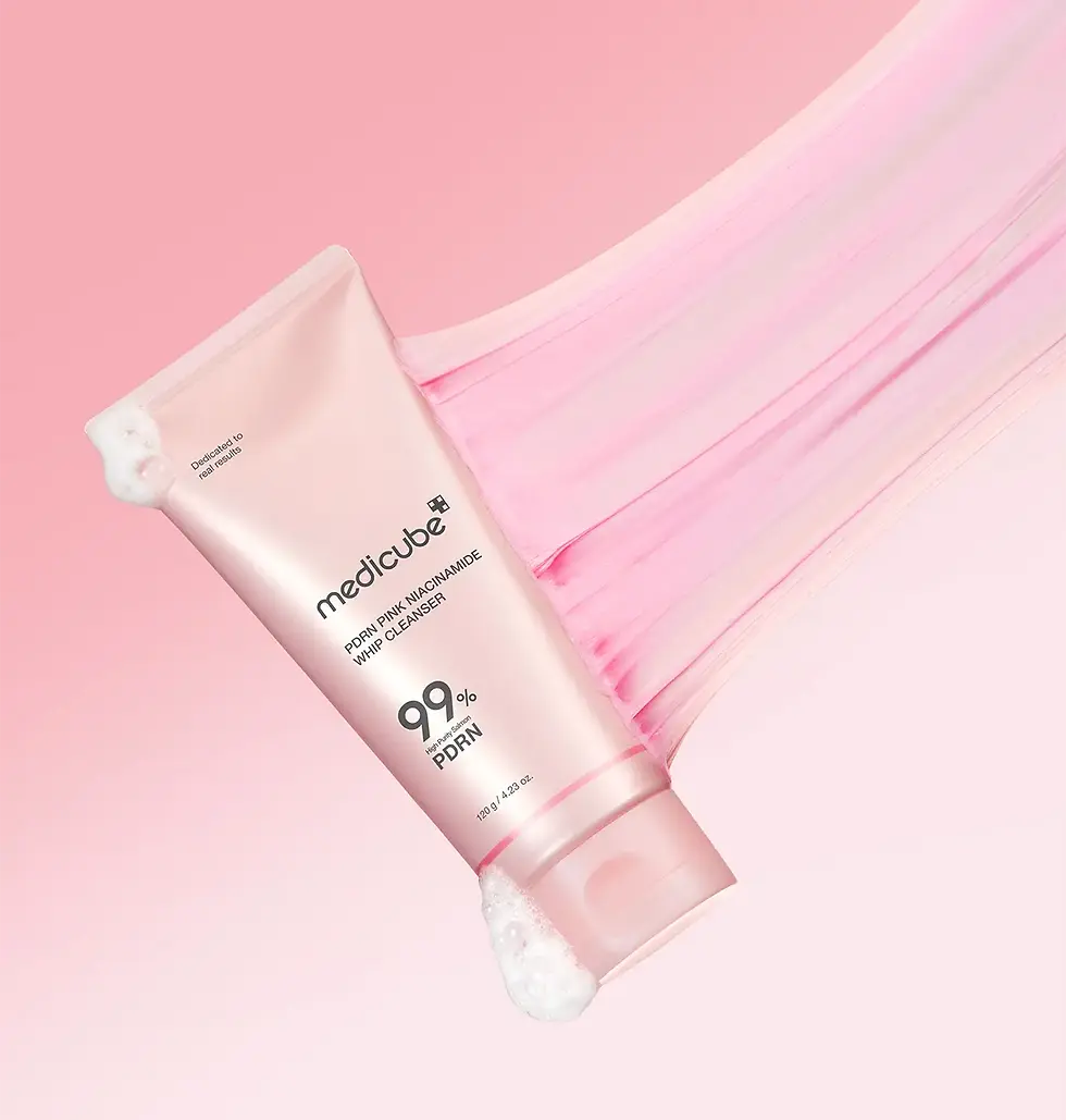 MEDICUBE PDRN Pink Niacinamide Whip Cleanser 2 skincare-kbeauty-glowtime-medicube pdrn pink niacinamide whip cleanser