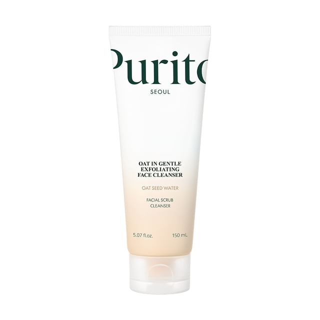 PURITO Oat In Gentle Exfolilating Face Cleanser 1 skincare-kbeauty-glowtime-purito oat in gentlel exfoliating face cleanser