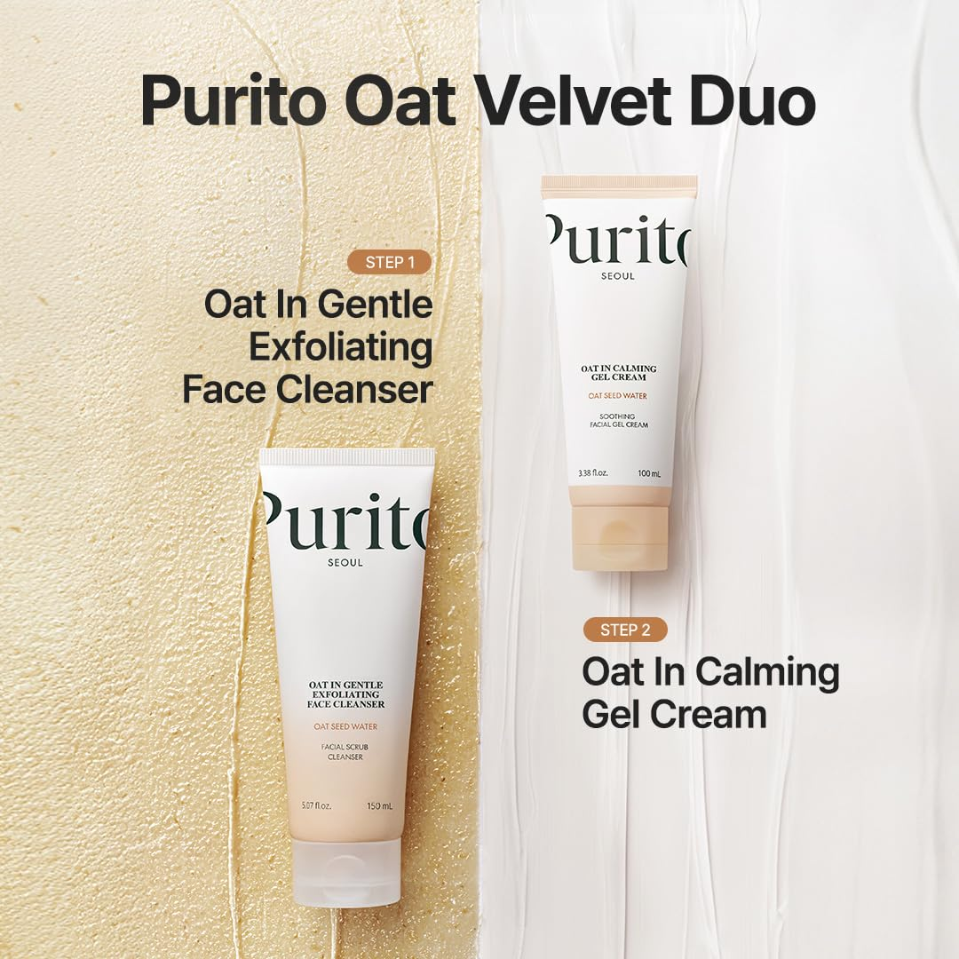PURITO Oat In Gentle Exfolilating Face Cleanser 9 skincare-kbeauty-glowtime-purito oat in gentlel exfoliating face cleanser