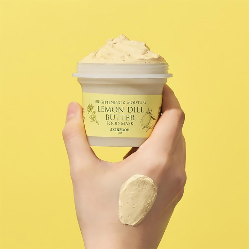 SKINFOOD Lemon Dill Butter Food Mask 2 skincare-kbeauty-glowtime-skinfood lemon dill butter food mask