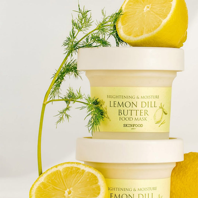 SKINFOOD Lemon Dill Butter Food Mask 4 skincare-kbeauty-glowtime-skinfood lemon dill butter food mask