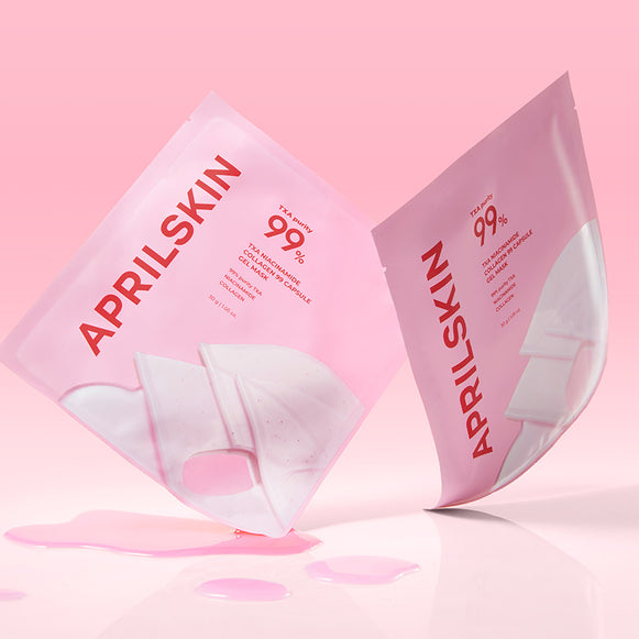 TXA Niacinamide Collagen 99 Capsule Gel mask 2 skincare-kbeauty-glowtime-april skin txa niacinamide collagen 99 capsule gel mask