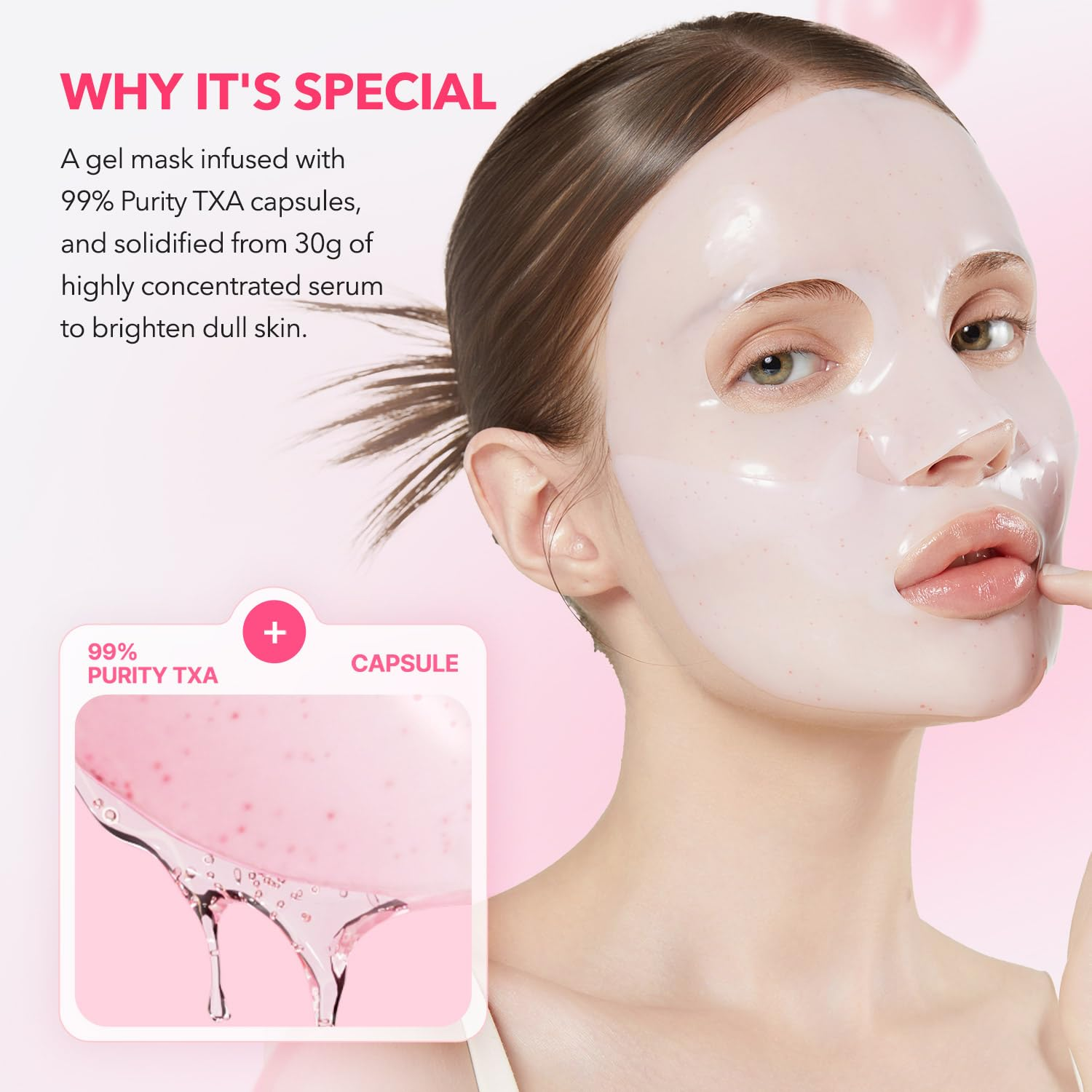 TXA Niacinamide Collagen 99 Capsule Gel mask 6