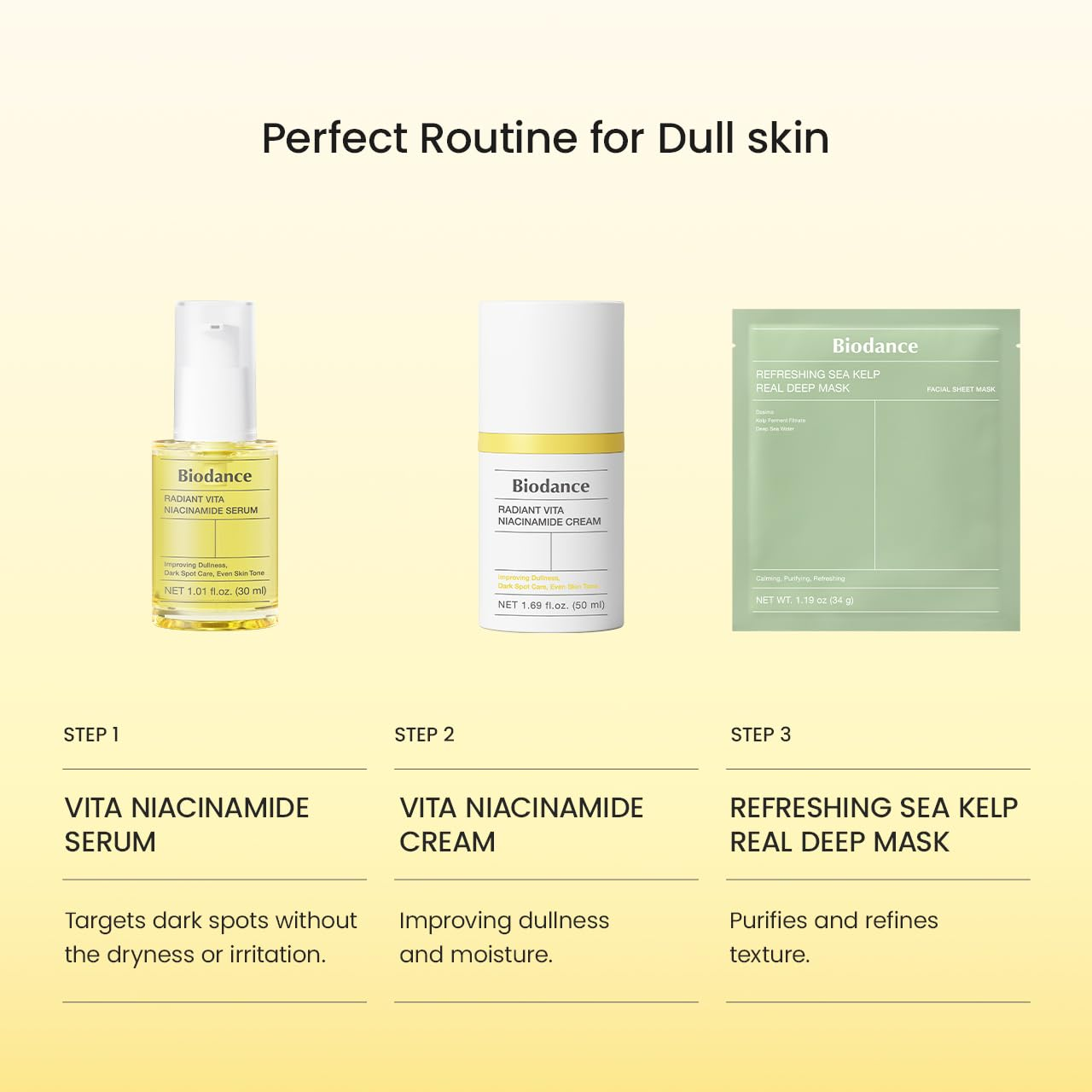 BIODANCE Radiant Vita Niacinamide Cream 10 skincare-kbeauty-glowtime-biodance radiant vita niacinamide cream