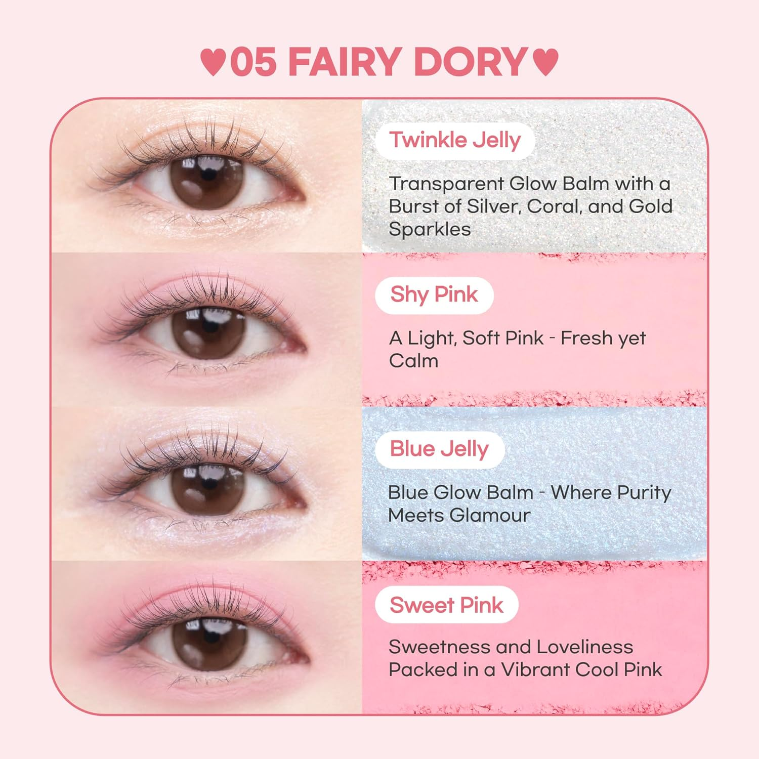 COLORGRAM Tintin Dory Eyeshadow Palette 05 Fairy Dory 4 skincare-kbeauty-glowtime-colorgram tintin dory eyeshadow palette 05 fairy dory