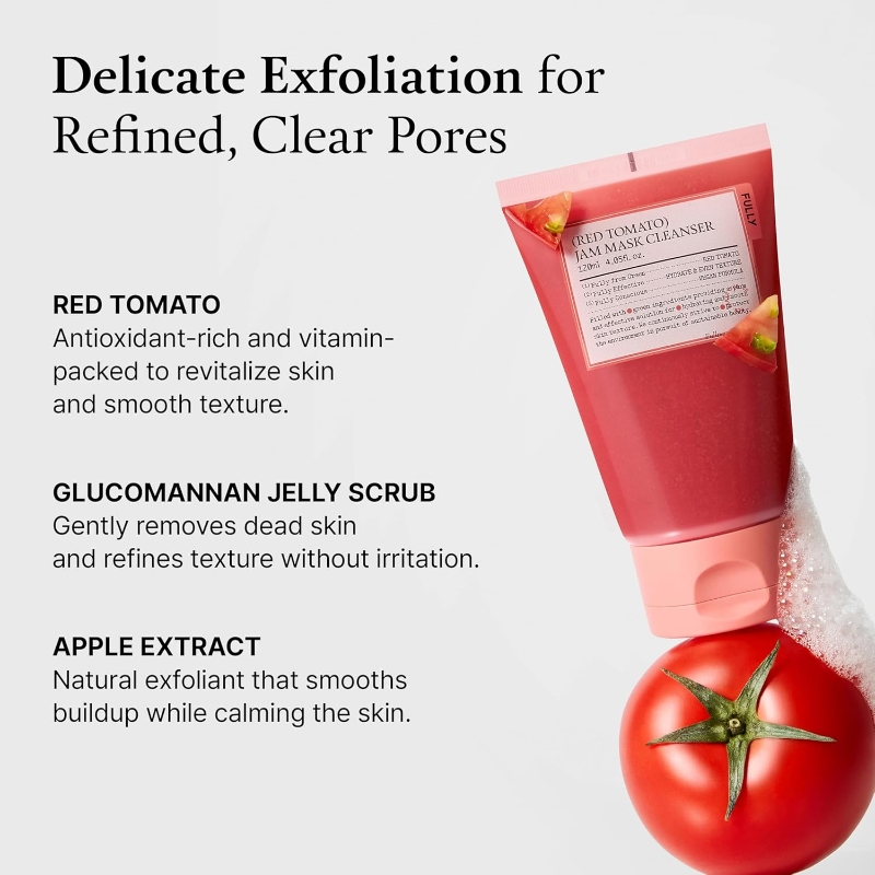 FULLY Red Tomato Jam Mask Cleanser 6 skincare-kbeauty-glowtime-fully red tomato jam mask cleanser