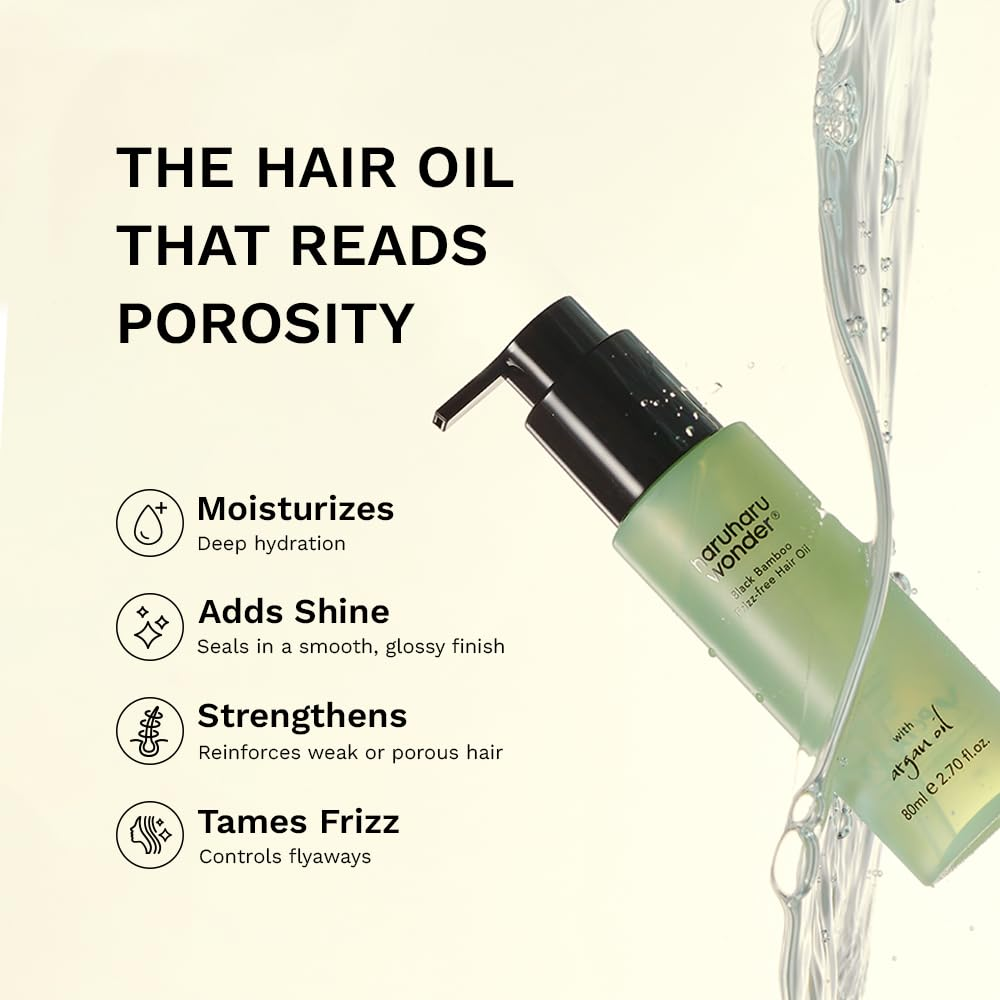 HARU HARU Wonder Black Bamboo Frizz Free Hair oil 4 skincare-kbeauty-glowtime-haru haur wonder black bamboo frizz free hair oil