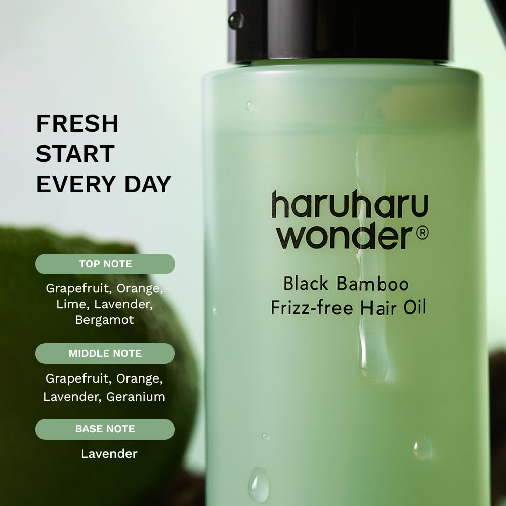 HARU HARU Wonder Black Bamboo Frizz Free Hair oil 7 skincare-kbeauty-glowtime-haru haur wonder black bamboo frizz free hair oil